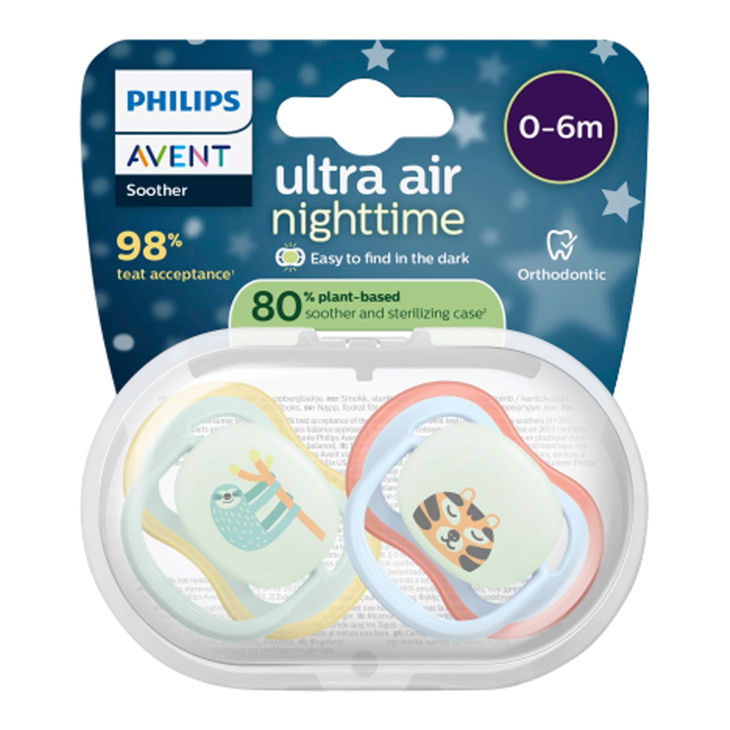 Philips Avent Schnuller +0m Air Faulpelz/Löwe