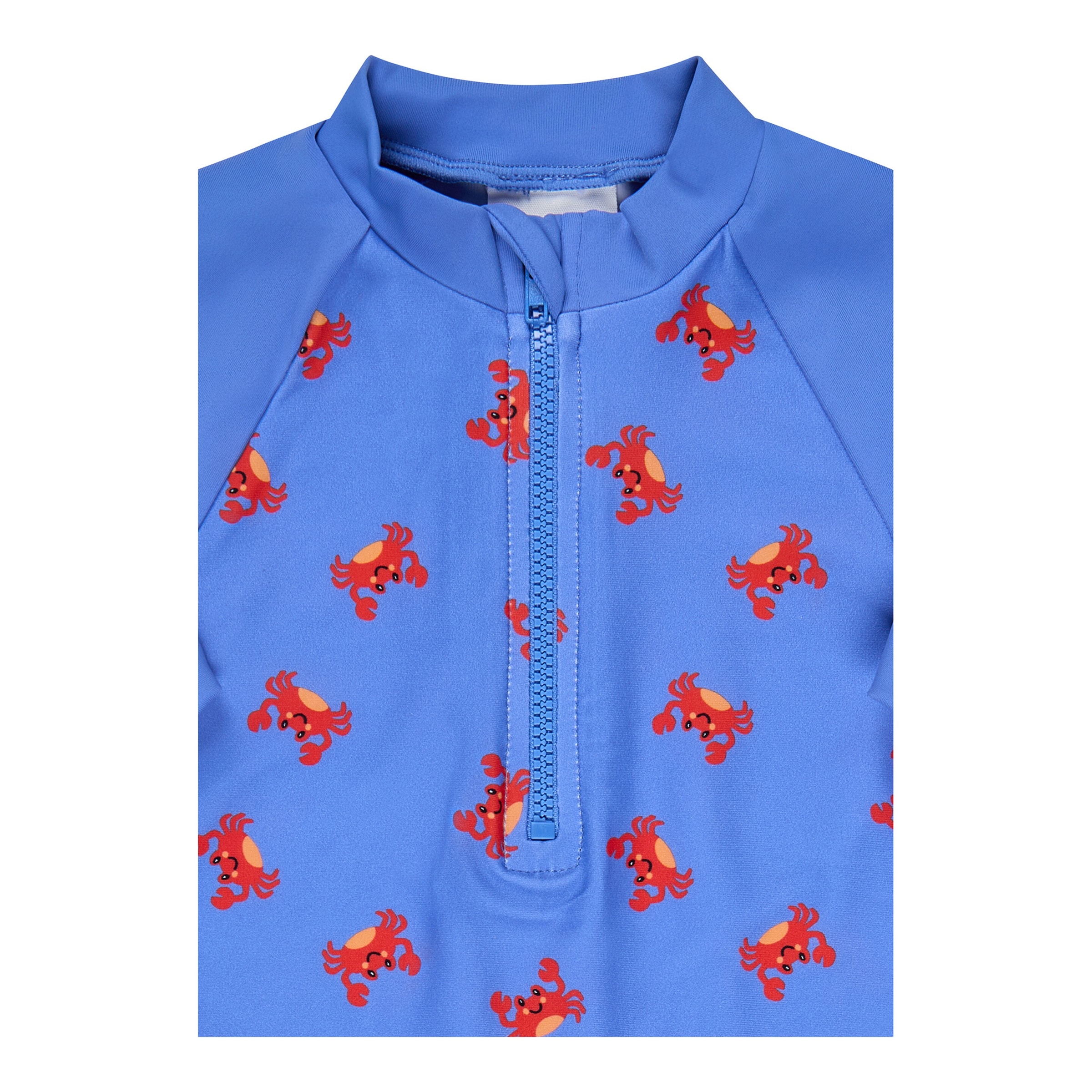 Badeshirt langarm mit UV-Schutz Krabben