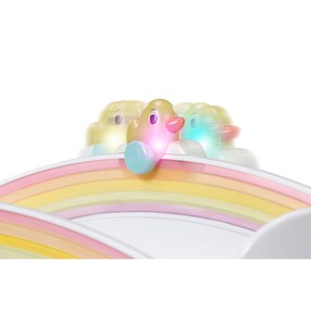 Puppen Bett Regenbogen