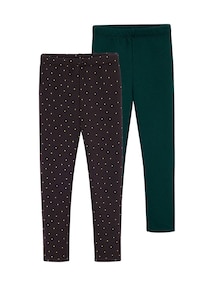 2er-Pack Leggings mit Fleece-Futter Mädchen