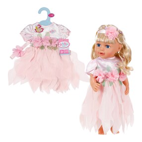 Tenue pour poupées fée des fleurs 43cm