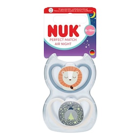 2er-Pack Schnuller Perfect Match Air Night, 6-18M