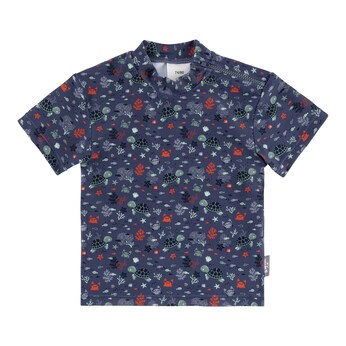Bade-T-Shirt mit UV-Schutz Ozean