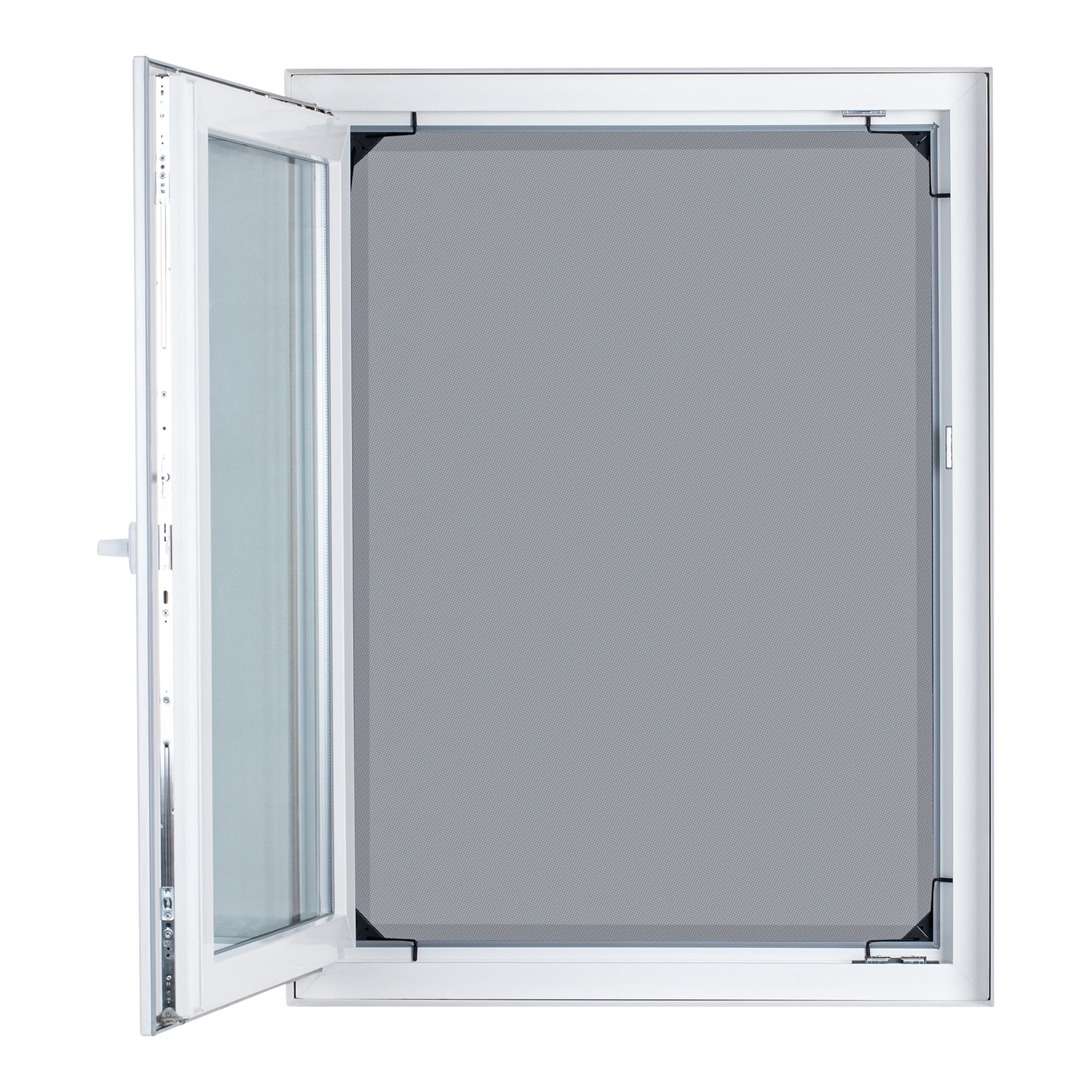 Teleskop-Insektenschutzgitter „Magic Fit“, anthrazit