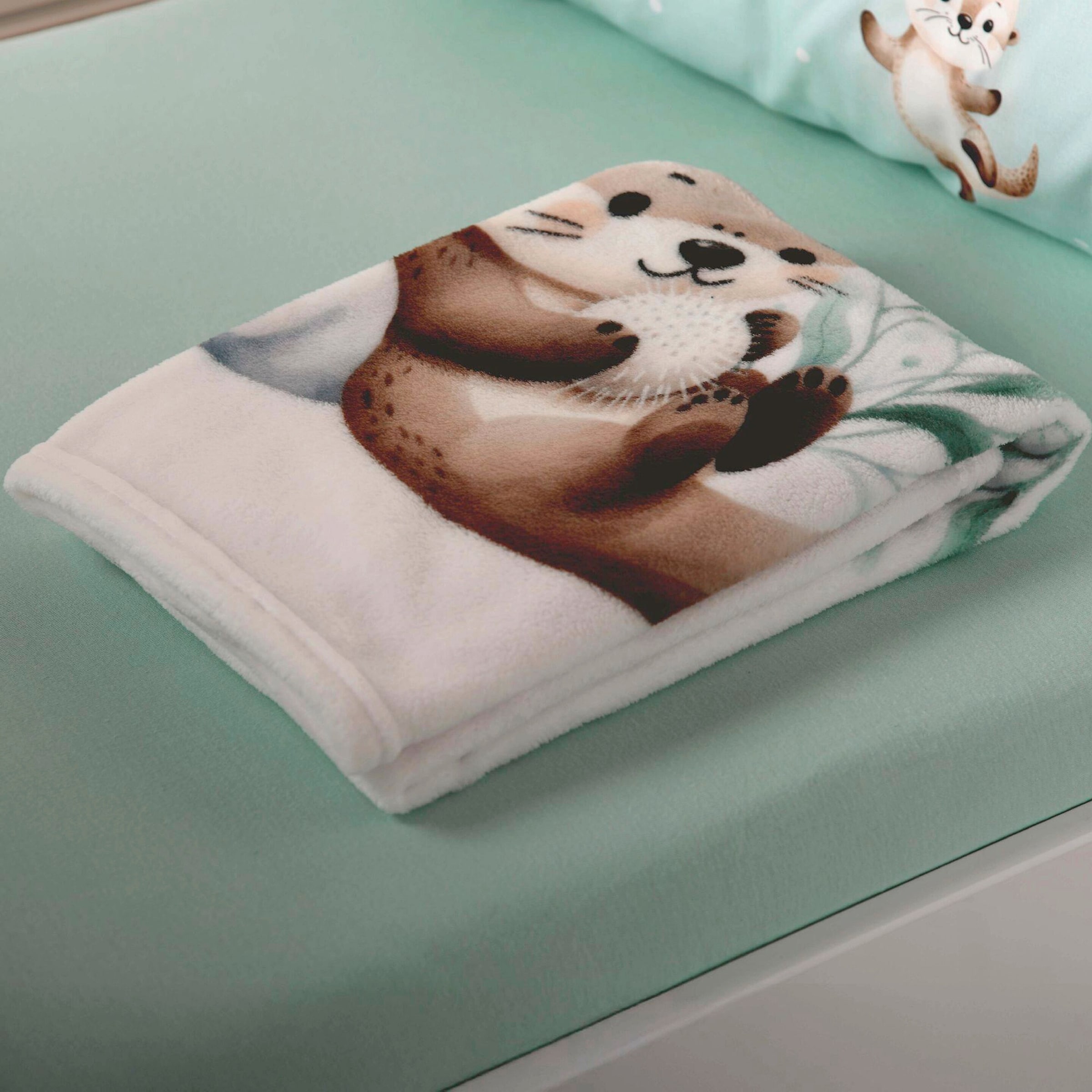 Babydecke Microfaserflausch 75x100 cm