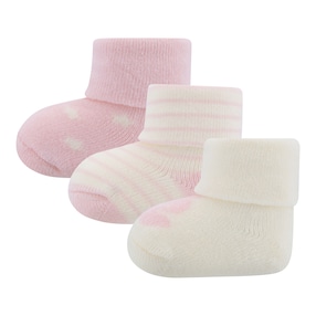 3er-Pack Erstlingssocken Hase