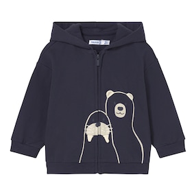 Sweatjacke mit Kapuze Eisbär Walross