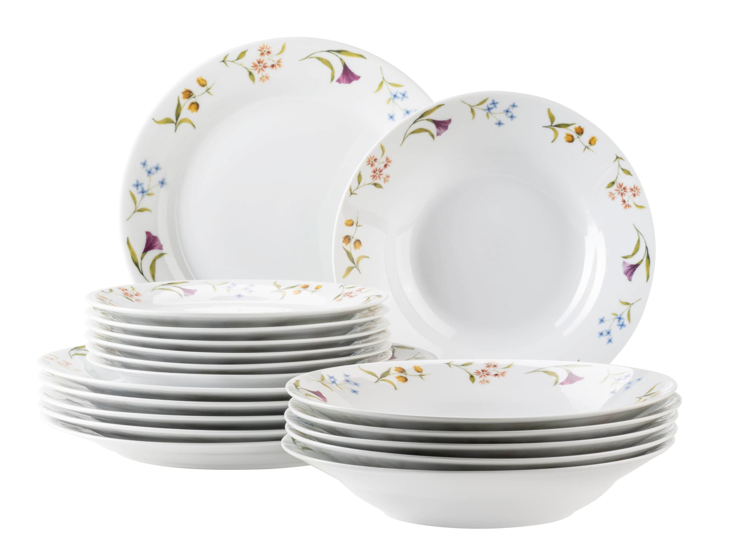 Teller-Set, Porzellan Zosma