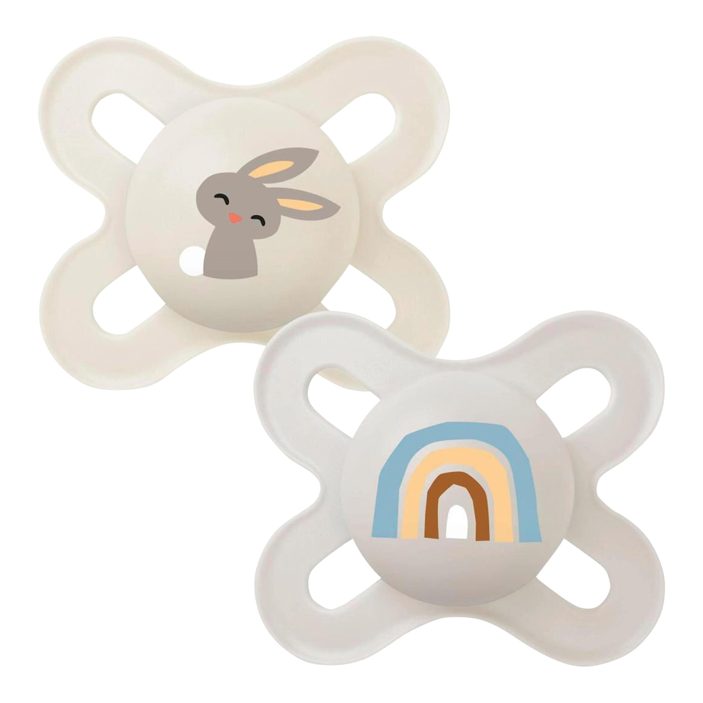Mam 2er-Pack Schnuller Original Start Silikon, 0-2M