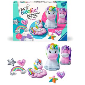 Bastelset Gipsgießen Einhorn