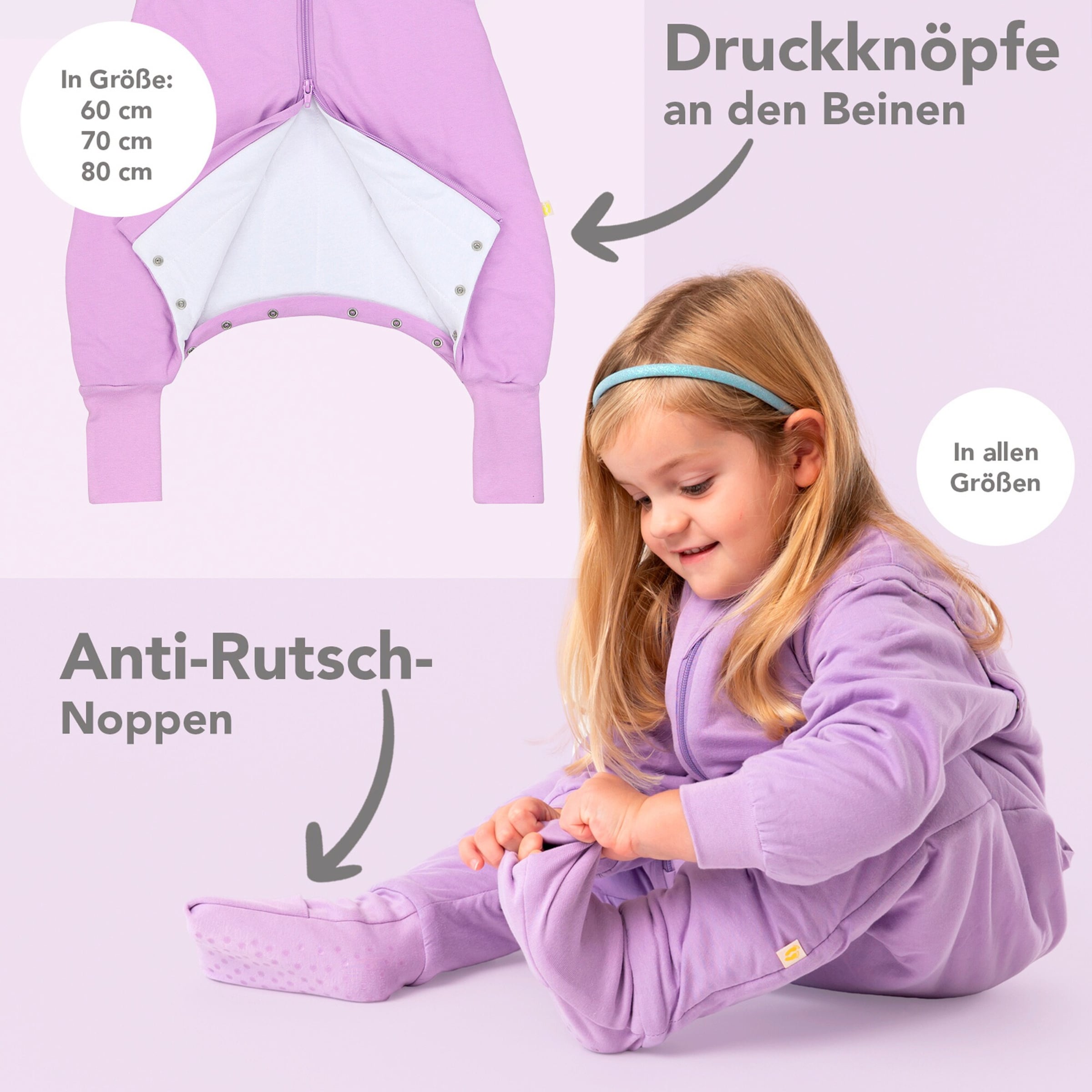 Schlummersack Schlafsack mit Füßen 2.5 Tog