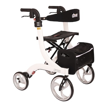 Rollator Nitro für innen & außen, klappbar, zum Sitzen & Fahren