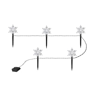 LED-Gartenstecker "Schneeflocken"