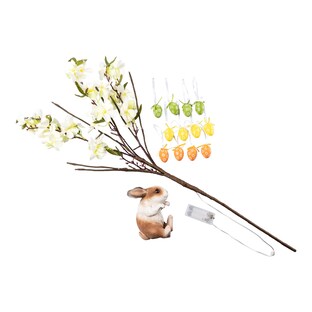 Bouquet de Pâques à LED & Lapin grimpeur & Œufs de Pâques