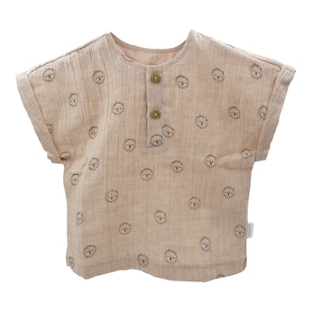 T-shirt en mousseline lion