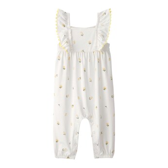 Jumpsuit Flügelarm Zitrone