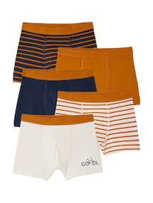5er-Pack Boxershorts mit Fahrrad-Motiven, Jungen, Bio-Baumwolle