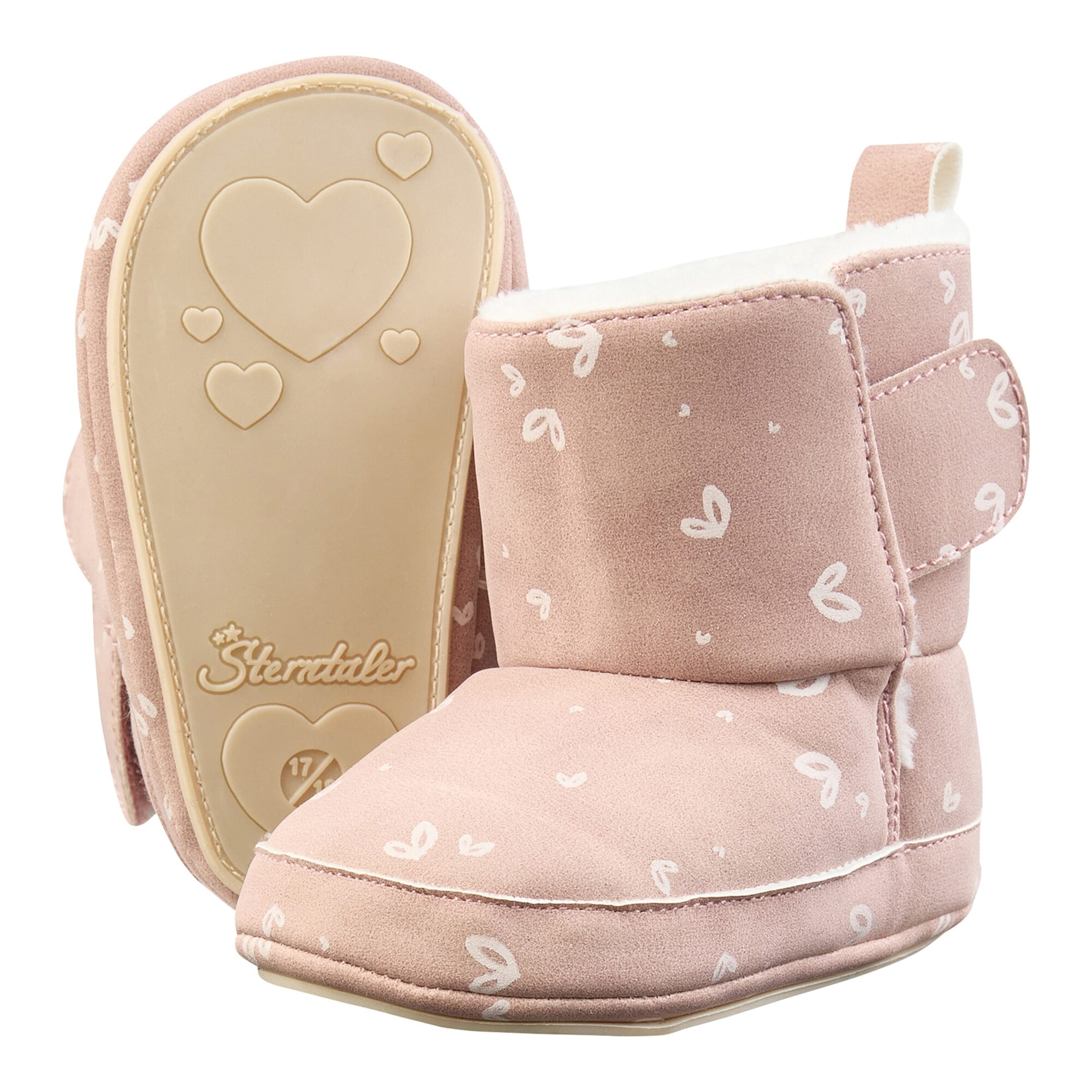 Sterntaler Winterschuhe mit Klettverschluss Herzen