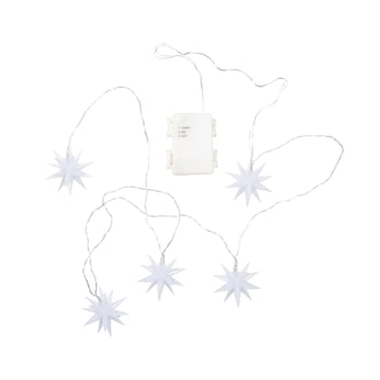 LED-Lichterkette mit 5 Sternen