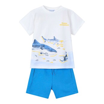 2-tlg. Set T-Shirt und Sweatshorts Ocean