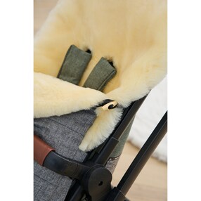 Winterfußsack Lammfell Lille für Kinderwagen, Buggy
