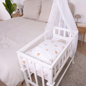 Renforcé Wende-Bettwäsche 35x40 / 80x80 cm