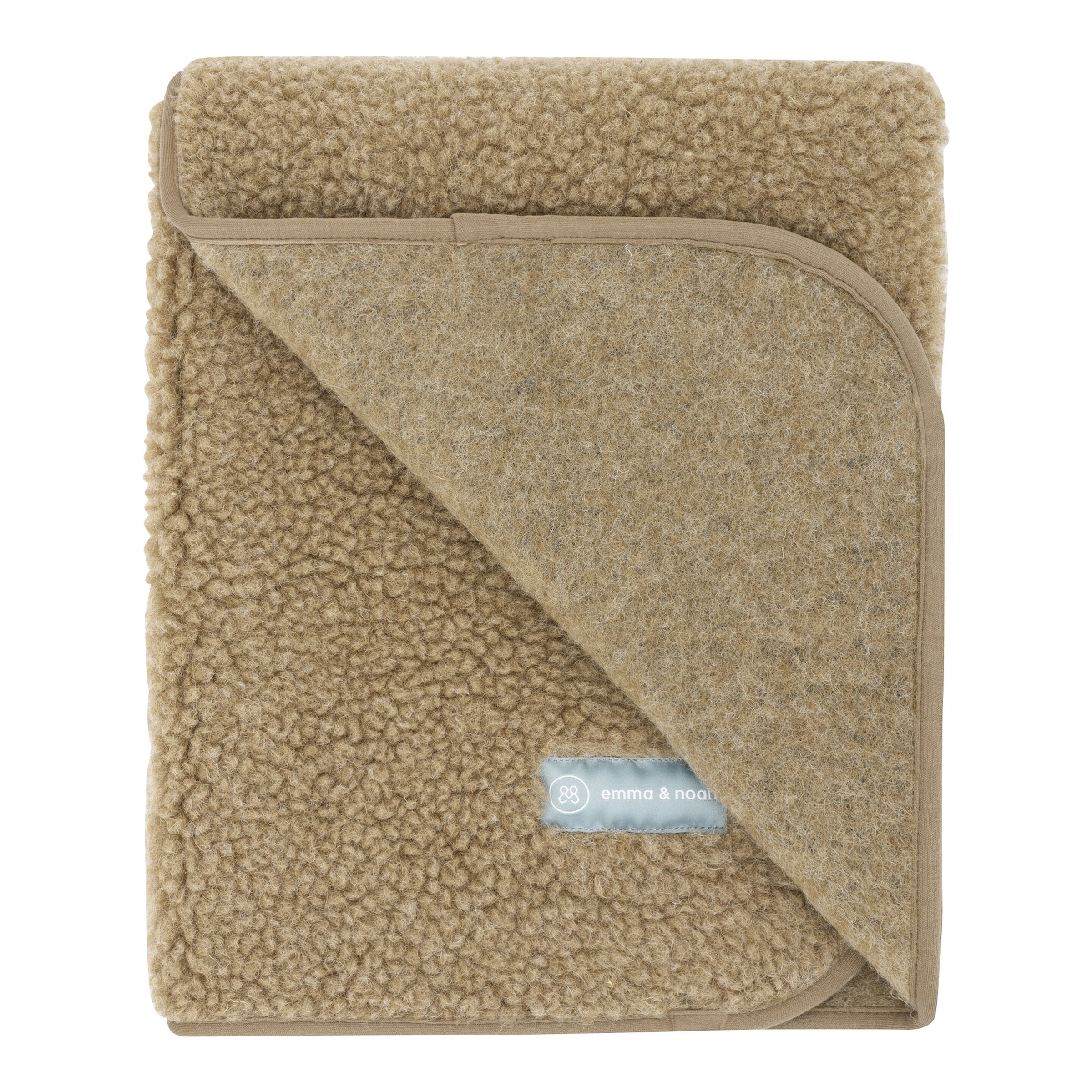 Emma & Noah Babydecke Merinowolle-Teddy 75x95 cm