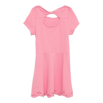 Kleid kurzarm Struktur
