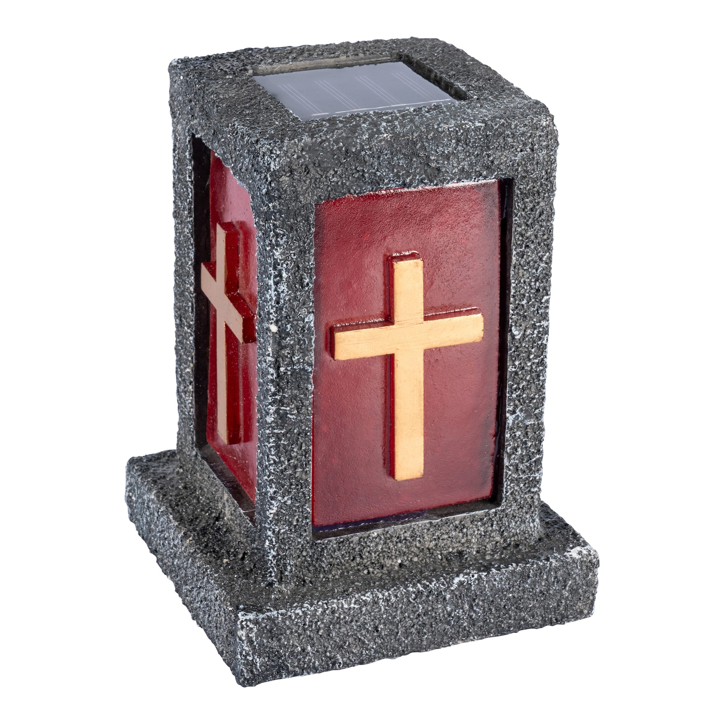 LED-Solar-Grablicht rot grau