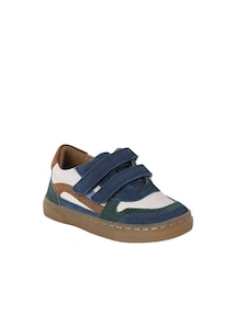 Baby Leder-Sneakers mit Klettverschluss