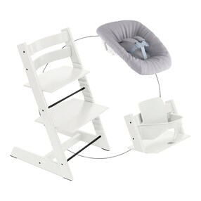 Bundle Treppenhochstuhl inkl. Newbornset Light Grey & Babyset