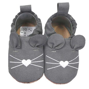 Kinderschuhe RecyStep Maus grau