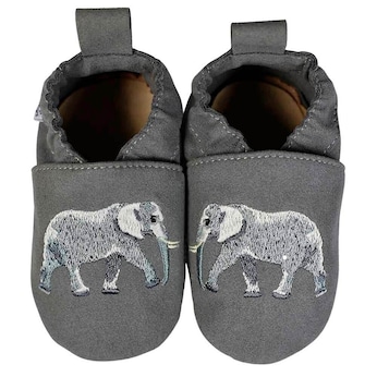 Kinderschuhe RecyStep Elefant grau