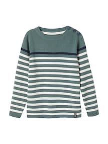 Jungen Streifenpullover