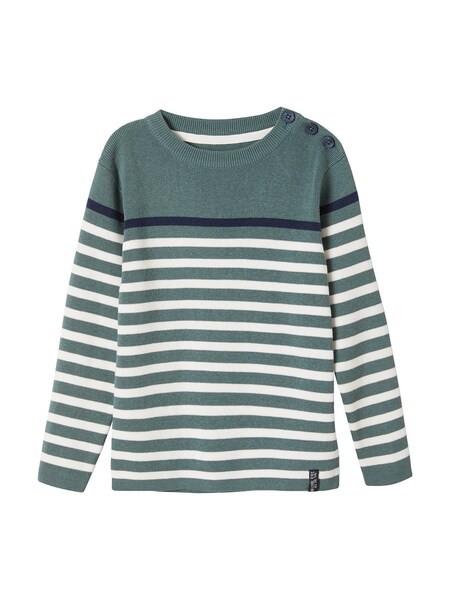 graugrün/weiß gestreift