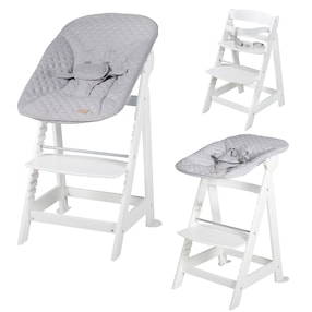 Treppenhochstuhl, Set 2in1 roba Style grau Born Up