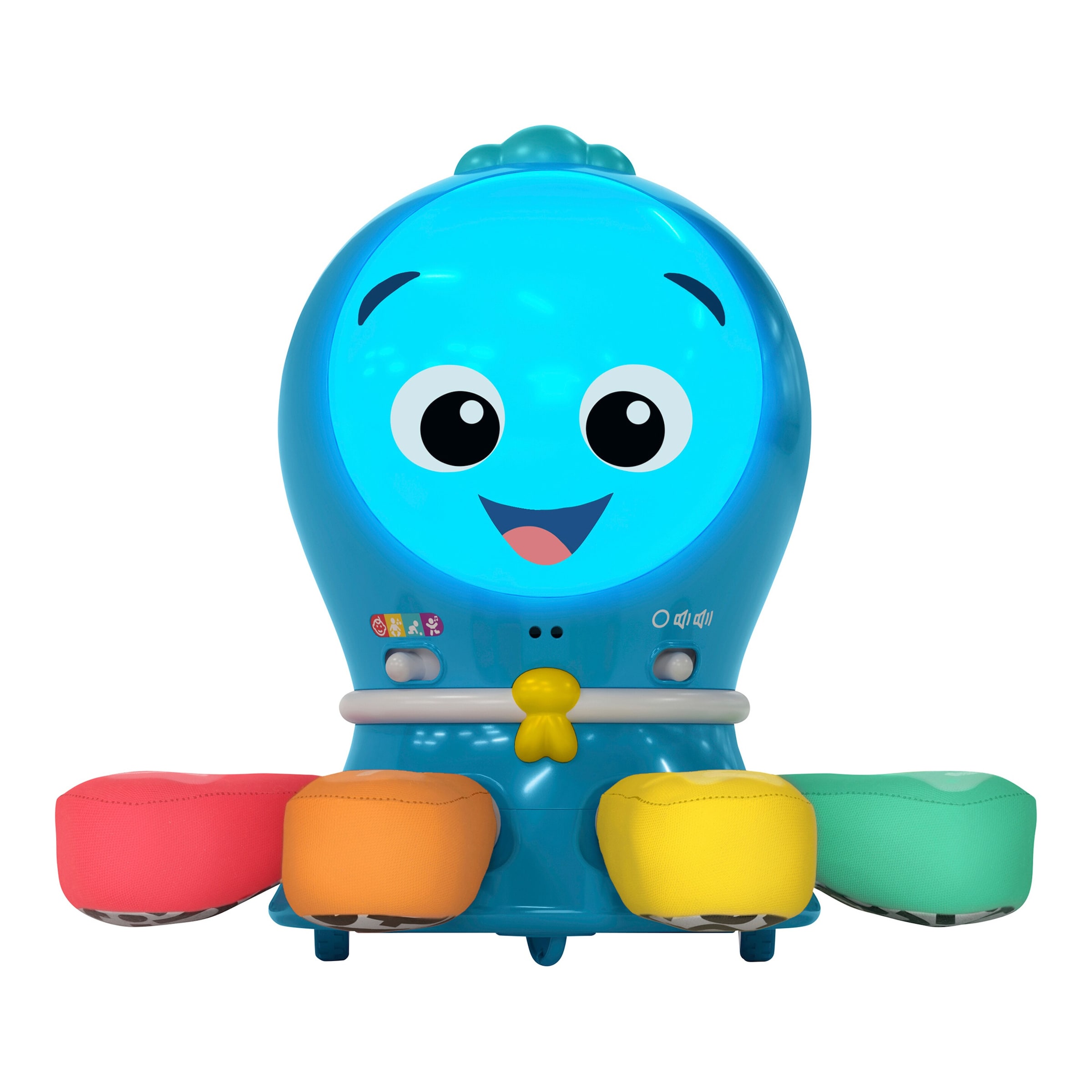 Baby Einstein Go Opus Go Crawl & Chase Pal, Music & Lights Octopus Toy, 3M-5Y in Blue