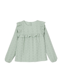 Mädchen Volant-Bluse