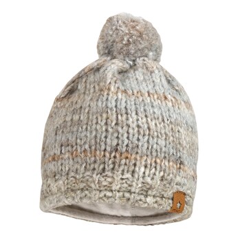 Winter-Strickmütze mit Bommel