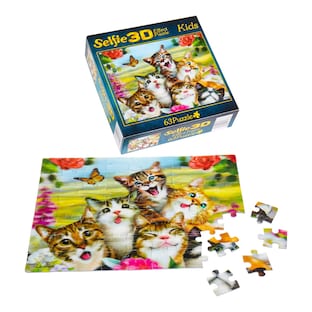 3D Puzzle "Kätzchen", 63 Teile