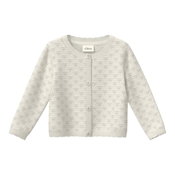 Ajour-Strickjacke
