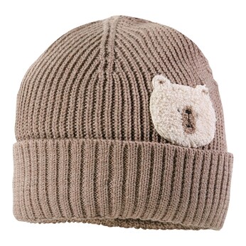 Winter-Strickmütze Bär