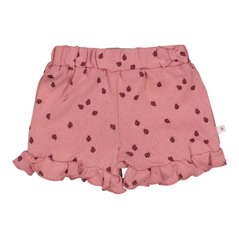 Short ajouré coccinelle ruchés