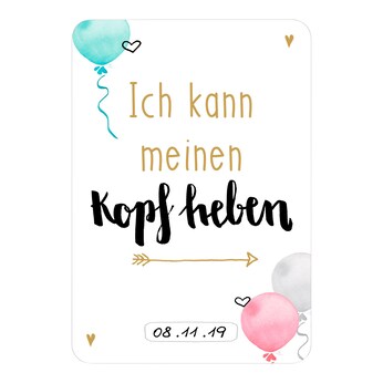 Fotokarten-Box Babys erstes Jahr - Deine Meilensteine
