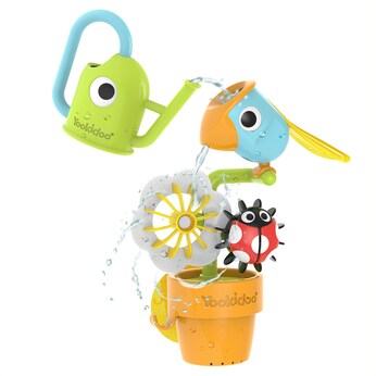 Badespielzeug Blumentopf Vogel