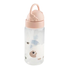 Trinkflasche mit Strohhalm, 350ml