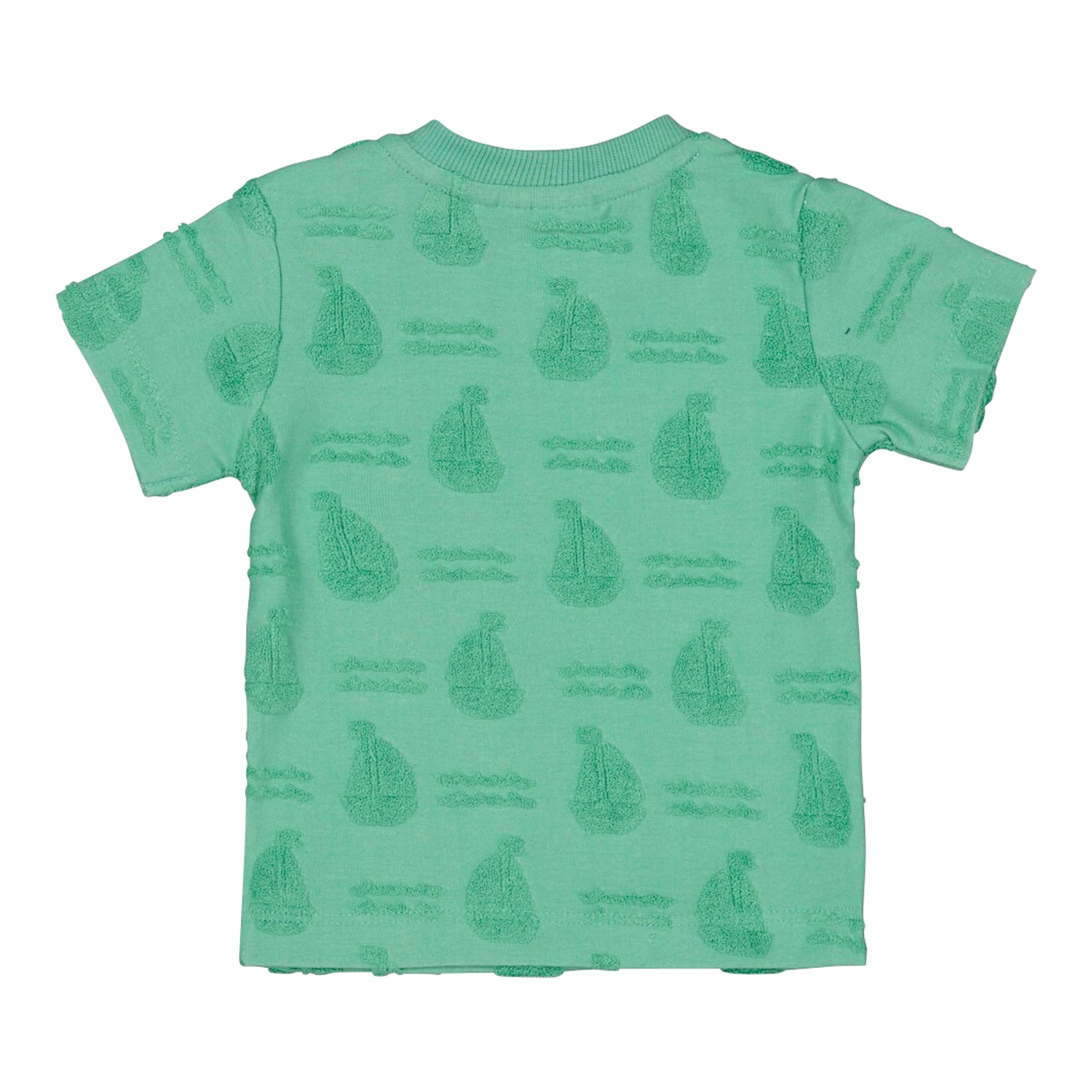 Feetje Frottee-T-Shirt Segelboote