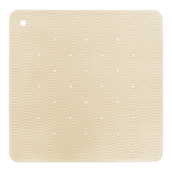 Badewannenmatte Wave aus Naturkautschuk 52,5x52,5 cm 