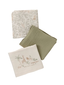 3er-Pack Baby Wickeltücher BABYLON