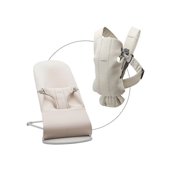 Bundle Babywippe Bliss 3D & Babytrage Mini 3D